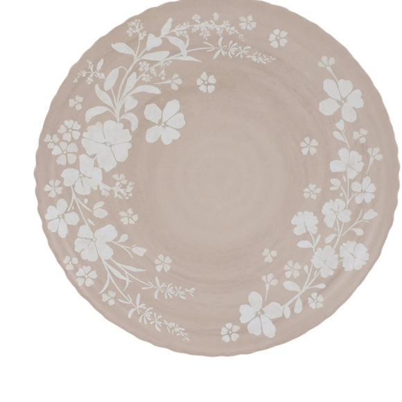 The Pioneer Woman  Melamine Floral Dinnerware Set - Brown and White - Picture 5 of 10